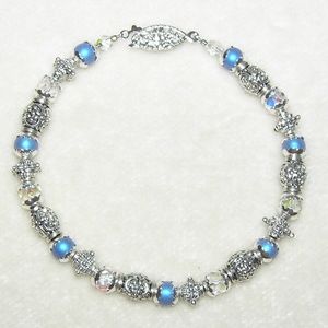 **Sale**  Blue Victorian Inspired Bracelet